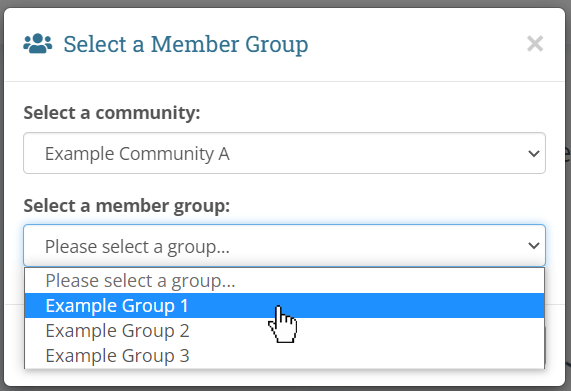 Select a Group