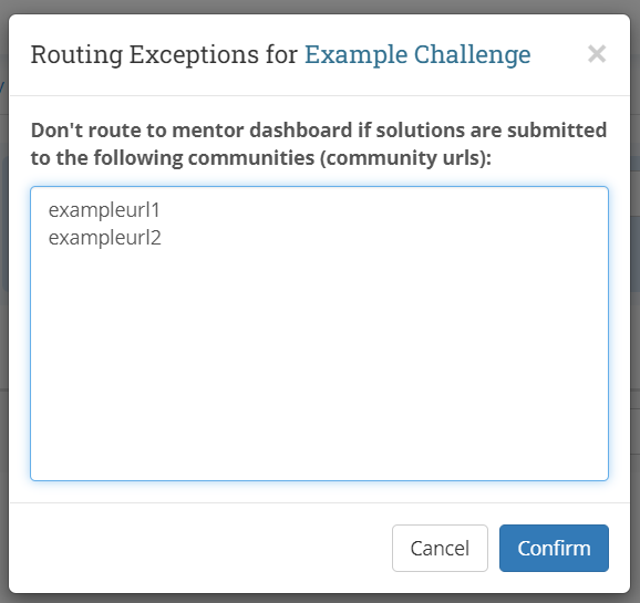 Challenge Routing Exception